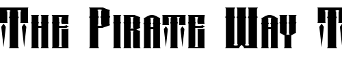 Font : LHF-Conclave-ROUND-reg Custom Text : The Pirate Way Test your own text here Click to download or to view this font on a tshirt that can be custom printed in Bali