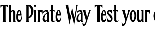 Font : LHF-Condensed-French-ATK Custom Text : The Pirate Way Test your own text here Click to download or to view this font on a tshirt that can be custom printed in Bali