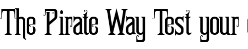 Font : LHF-Euphoria Custom Text : The Pirate Way Test your own text here Click to download or to view this font on a tshirt that can be custom printed in Bali