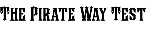 Font : LHF-Fire-House Custom Text : The Pirate Way Test your own text here Click to download or to view this font on a tshirt that can be custom printed in Bali
