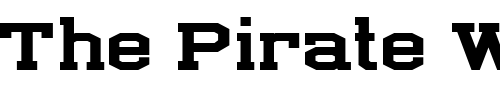 Font : LHF-Full-Block Custom Text : The Pirate Way Test your own text here Click to download or to view this font on a tshirt that can be custom printed in Bali