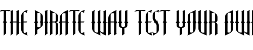 Font : LHF-Gypsy Custom Text : The Pirate Way Test your own text here Click to download or to view this font on a tshirt that can be custom printed in Bali