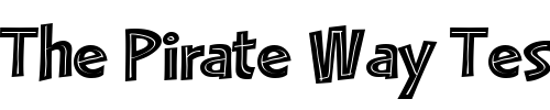 Font : LHF-Happy-Fun-Ball-INLINE Custom Text : The Pirate Way Test your own text here Click to download or to view this font on a tshirt that can be custom printed in Bali