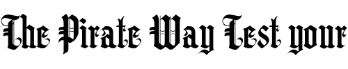 Font : LHF-Hindlewood-BETA-sans-grotesque Custom Text : The Pirate Way Test your own text here Click to download or to view this font on a tshirt that can be custom printed in Bali