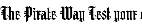 Font : LHF-Hindlewood-sans-grotesque Custom Text : The Pirate Way Test your own text here Click to download or to view this font on a tshirt that can be custom printed in Bali