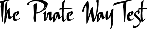 Font : LHF-Scriptana-Condensed Custom Text : The Pirate Way Test your own text here Click to download or to view this font on a tshirt that can be custom printed in Bali