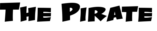 Font : LHF-Splash-Regular Custom Text : The Pirate Way Test your own text here Click to download or to view this font on a tshirt that can be custom printed in Bali