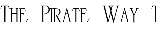 Font : LHF-Stetson-EXTRACT Custom Text : The Pirate Way Test your own text here Click to download or to view this font on a tshirt that can be custom printed in Bali