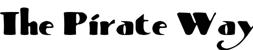 Font : LHF-Super-Thick-and-Thin-BETA Custom Text : The Pirate Way Test your own text here Click to download or to view this font on a tshirt that can be custom printed in Bali