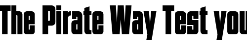 Font : LHF-Tallington-BETA-TRADITIONAL Custom Text : The Pirate Way Test your own text here Click to download or to view this font on a tshirt that can be custom printed in Bali