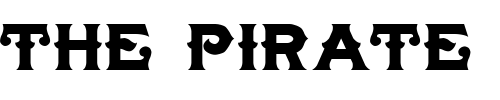 Font : LHF-Tonic-BETA-LIVER Custom Text : The Pirate Way Test your own text here Click to download or to view this font on a tshirt that can be custom printed in Bali
