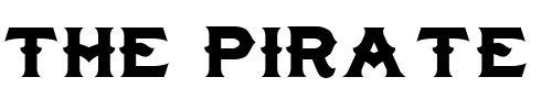 Font : LHF-Tonic-BETA-NERVE Custom Text : The Pirate Way Test your own text here Click to download or to view this font on a tshirt that can be custom printed in Bali