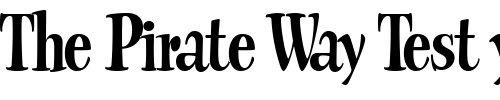 Font : LHF-Wade-Grotesque-EXTRA Custom Text : The Pirate Way Test your own text here Click to download or to view this font on a tshirt that can be custom printed in Bali
