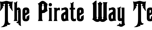 Font : LHFArgentineSolid Custom Text : The Pirate Way Test your own text here Click to download or to view this font on a tshirt that can be custom printed in Bali