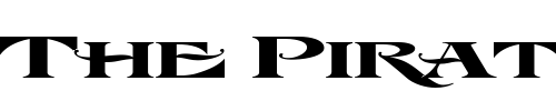 Font : LHFEsoteric3REG Custom Text : The Pirate Way Test your own text here Click to download or to view this font on a tshirt that can be custom printed in Bali