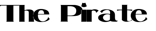 Font : LHFHeavyFrenchRomanATK Custom Text : The Pirate Way Test your own text here Click to download or to view this font on a tshirt that can be custom printed in Bali