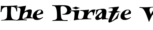 Font : LHFJesterExtended Custom Text : The Pirate Way Test your own text here Click to download or to view this font on a tshirt that can be custom printed in Bali