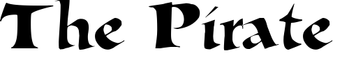 Font : LHFLisaRegular Custom Text : The Pirate Way Test your own text here Click to download or to view this font on a tshirt that can be custom printed in Bali