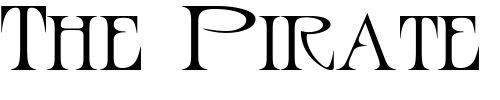 Font : LHFStrongNouveau Custom Text : The Pirate Way Test your own text here Click to download or to view this font on a tshirt that can be custom printed in Bali