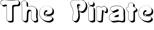 Font : La-Negrita-Shadow Custom Text : The Pirate Way Test your own text here Click to download or to view this font on a tshirt that can be custom printed in Bali