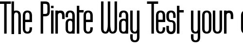 Font : Labtop-Bold Custom Text : The Pirate Way Test your own text here Click to download or to view this font on a tshirt that can be custom printed in Bali