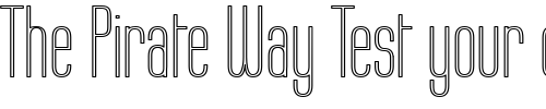 Font : Labtop-Outline Custom Text : The Pirate Way Test your own text here Click to download or to view this font on a tshirt that can be custom printed in Bali