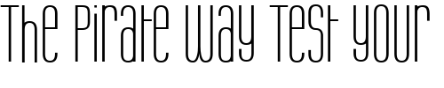 Font : Labtop-Unicase Custom Text : The Pirate Way Test your own text here Click to download or to view this font on a tshirt that can be custom printed in Bali