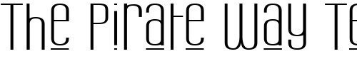 Font : Labtop-Unicase-Upper-Wide Custom Text : The Pirate Way Test your own text here Click to download or to view this font on a tshirt that can be custom printed in Bali