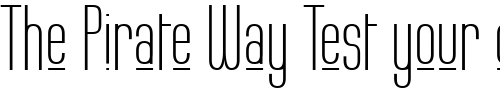 Font : Labtop-Upper Custom Text : The Pirate Way Test your own text here Click to download or to view this font on a tshirt that can be custom printed in Bali