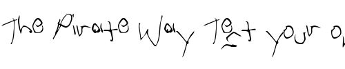 Font : Lacquerhead Custom Text : The Pirate Way Test your own text here Click to download or to view this font on a tshirt that can be custom printed in Bali
