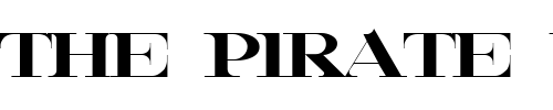 Font : Lafitte-Regular Custom Text : The Pirate Way Test your own text here Click to download or to view this font on a tshirt that can be custom printed in Bali