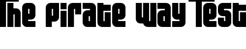 Font : Lakmus-Fenotype Custom Text : The Pirate Way Test your own text here Click to download or to view this font on a tshirt that can be custom printed in Bali