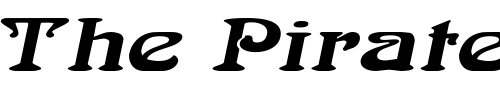 Font : LaliqueExtended-Italic Custom Text : The Pirate Way Test your own text here Click to download or to view this font on a tshirt that can be custom printed in Bali