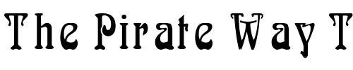 Font : LaliqueLight Custom Text : The Pirate Way Test your own text here Click to download or to view this font on a tshirt that can be custom printed in Bali