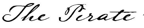 Font : LamarPen Custom Text : The Pirate Way Test your own text here Click to download or to view this font on a tshirt that can be custom printed in Bali