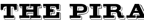 Font : LaminaCapsSSK-Regular Custom Text : The Pirate Way Test your own text here Click to download or to view this font on a tshirt that can be custom printed in Bali