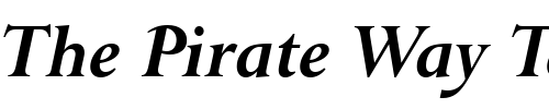 Font : Lapidary333-BT-Bold-Italic Custom Text : The Pirate Way Test your own text here Click to download or to view this font on a tshirt that can be custom printed in Bali