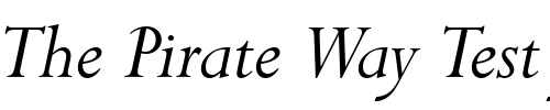 Font : Lapidary333-BT-Italic Custom Text : The Pirate Way Test your own text here Click to download or to view this font on a tshirt that can be custom printed in Bali