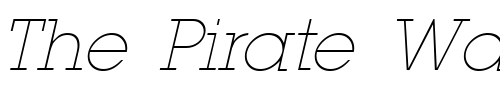 Font : Lapland-Light-Italic Custom Text : The Pirate Way Test your own text here Click to download or to view this font on a tshirt that can be custom printed in Bali
