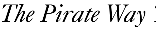 Font : Lara-Light Custom Text : The Pirate Way Test your own text here Click to download or to view this font on a tshirt that can be custom printed in Bali