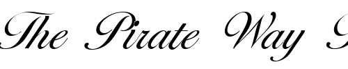 Font : LarissaLight-Regular Custom Text : The Pirate Way Test your own text here Click to download or to view this font on a tshirt that can be custom printed in Bali