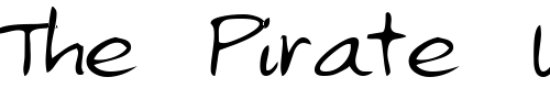 Font : LarkinsHand-Regular Custom Text : The Pirate Way Test your own text here Click to download or to view this font on a tshirt that can be custom printed in Bali