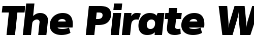 Font : LarryBecker-Black-Italic Custom Text : The Pirate Way Test your own text here Click to download or to view this font on a tshirt that can be custom printed in Bali