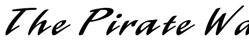 Font : Laser-ICG Custom Text : The Pirate Way Test your own text here Click to download or to view this font on a tshirt that can be custom printed in Bali
