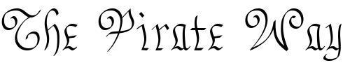 Font : LastBigFling Custom Text : The Pirate Way Test your own text here Click to download or to view this font on a tshirt that can be custom printed in Bali