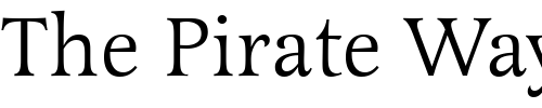 Font : Latienne_Becker Custom Text : The Pirate Way Test your own text here Click to download or to view this font on a tshirt that can be custom printed in Bali