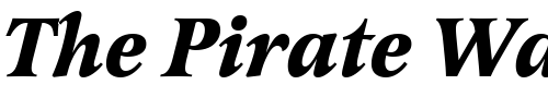 Font : Latienne_Becker_Bold_Italic Custom Text : The Pirate Way Test your own text here Click to download or to view this font on a tshirt that can be custom printed in Bali