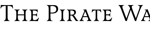 Font : Latienne_Becker_Caps_ Custom Text : The Pirate Way Test your own text here Click to download or to view this font on a tshirt that can be custom printed in Bali