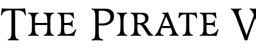 Font : Latienne_Becker_Discaps Custom Text : The Pirate Way Test your own text here Click to download or to view this font on a tshirt that can be custom printed in Bali