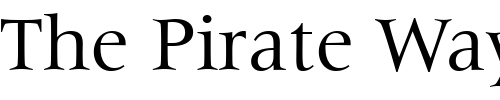 Font : Latin-725-BT Custom Text : The Pirate Way Test your own text here Click to download or to view this font on a tshirt that can be custom printed in Bali